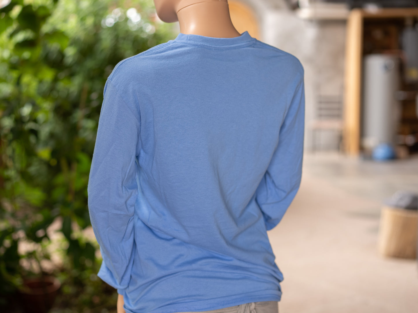 Earthship Academy Shirt Light Blue (Long Sleeve)