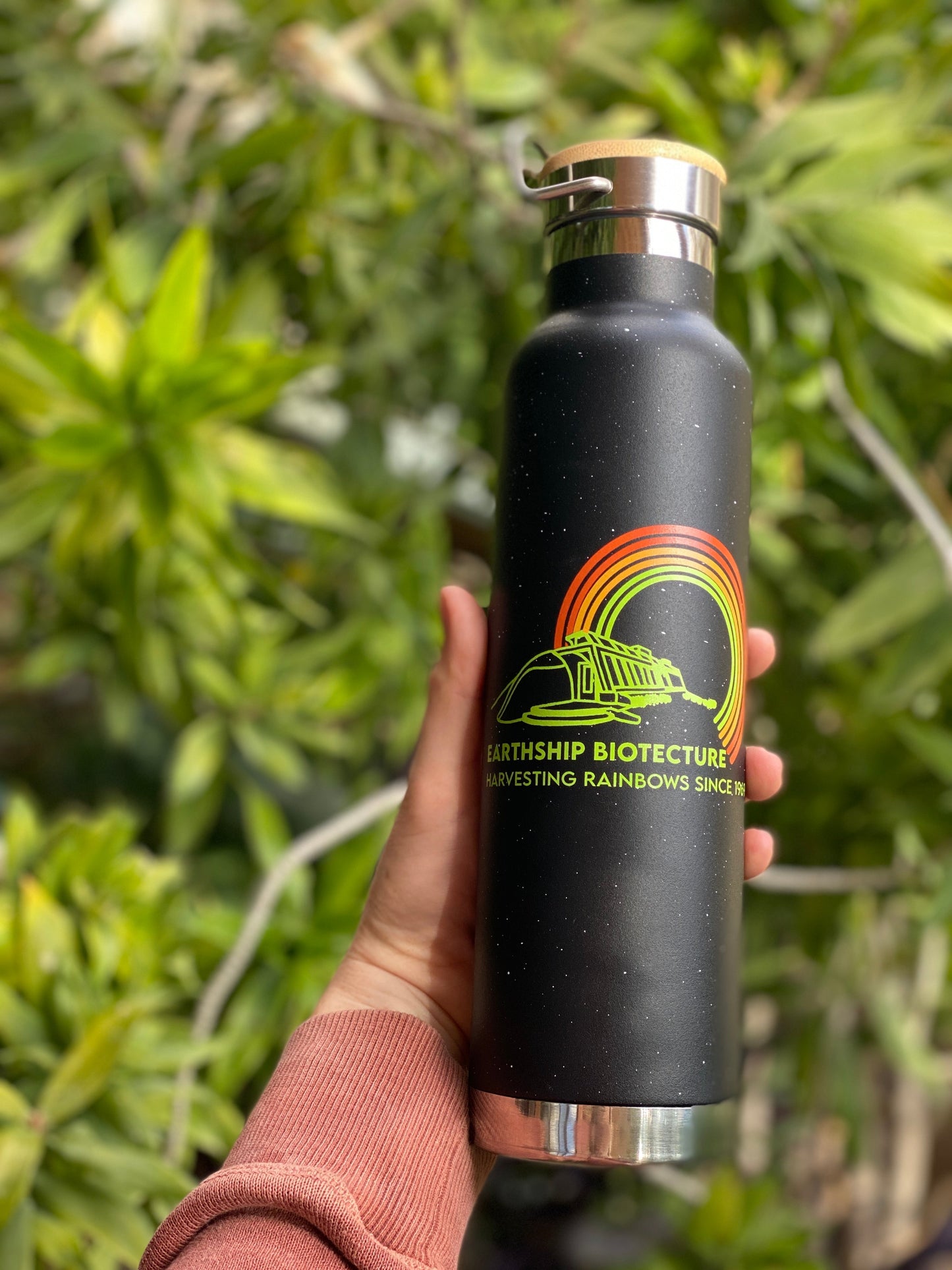 Harvesting Rainbows Water Bottle