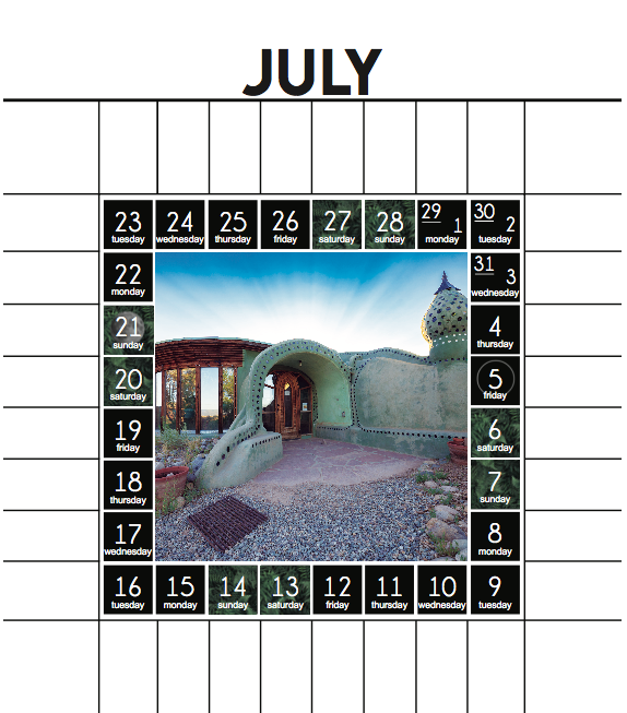 2024 Earthship Calendar