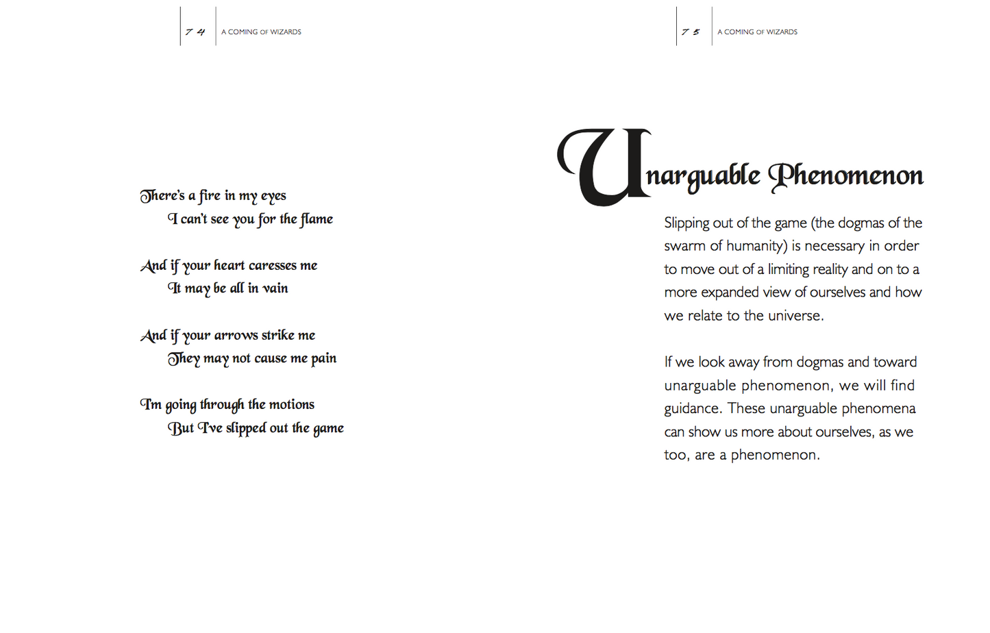 A Coming of Wizards - Leather Bound, Signed Edition