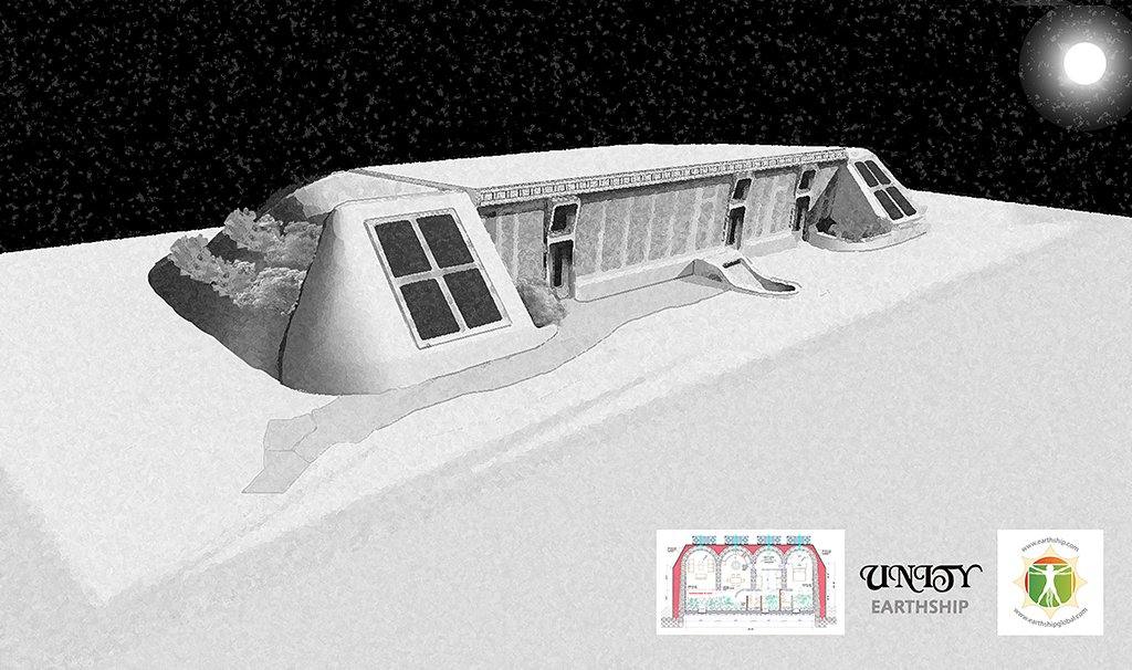 Unity Earthship Construction Drawings - Earthship Biotecture