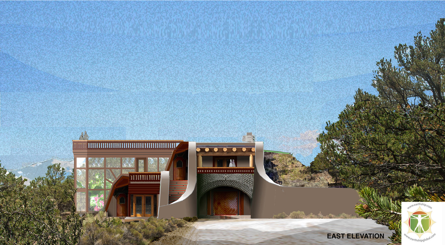 Global Model Earthship Construction Drawings