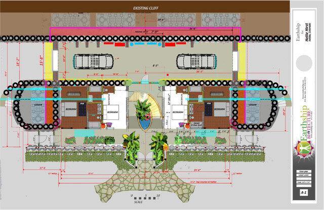 Global Model Earthship Construction Drawings