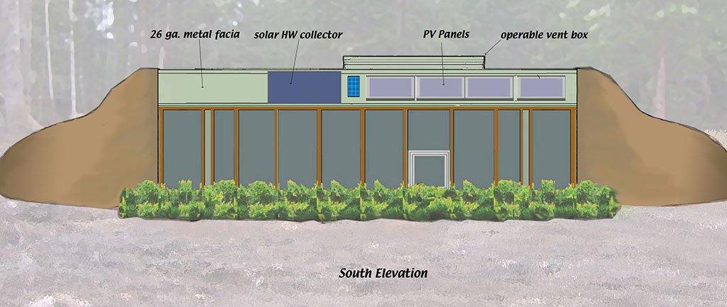 Global Model Earthship Construction Drawings