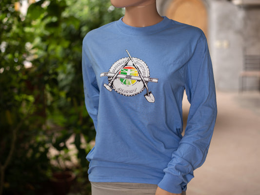Earthship Academy Shirt Light Blue (Long Sleeve)